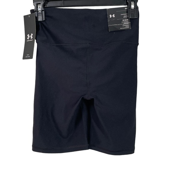 Under Armour Women S HeatGear Performance Bike Shorts black XS - Picture 3 of 7
